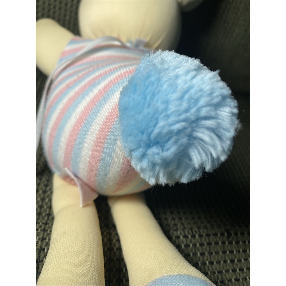 Vintage 15" Cabbage Patch Kids Bunny Bee Xavier Roberts Blue 1985 Plush Toy - Picture 10 of 13